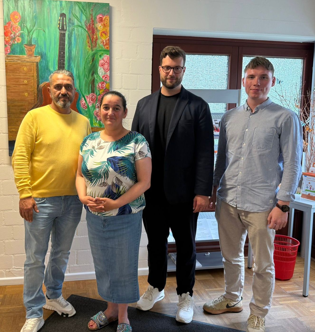 Besuch von Kemir Čolić im Sinti Verein